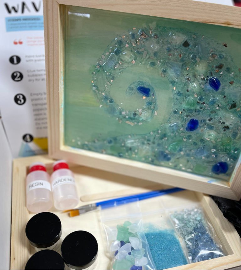 Mixed Media Art Project Kits by Art of Glass on St. Island, FL